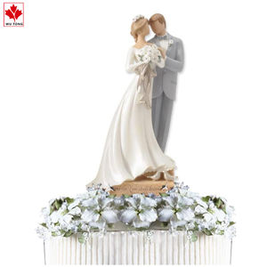 Statuette di Coppia in Resina <span class=keywords><strong>Personalizzate</strong></span> <span class=keywords><strong>per</strong></span> Decorazioni Matrimoniali, Ornamenti <span class=keywords><strong>per</strong></span> <span class=keywords><strong>Torte</strong></span>, Regalo Promozionale - Product Image 2