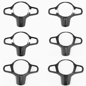 Cubierta Decorativa para Volante <span class=keywords><strong>de</strong></span> Coche <span class=keywords><strong>de</strong></span> Fibra <span class=keywords><strong>de</strong></span> Carbono para BMW G20 G30 G01 G08 G38 G32 G02 X3M X4M Serie 3/4/5 - Product Image 1