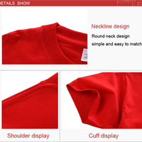 T-shirt d'été personnalisé en velours côtelé polyester/coton anti-plis pour hommes, idéal pour les bénévoles de la solidarité et le travail social