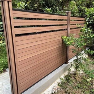 Paneles <span class=keywords><strong>de</strong></span> Cercado <span class=keywords><strong>de</strong></span> WPC para Suelos <span class=keywords><strong>de</strong></span> Hormigón, Cercado Semi-Privado para Jardín Exterior - Product Image 6