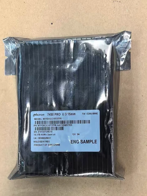 Micron 7450 PRO 15.36TB U.3 NVMe SSD PCIe Gen4 X4 Enterprise Solid State Drive MTFDKCC15T3TFR 2.5 Inch 15mm 3D TLC