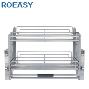 Canasta Extraíble de Doble Capa ROEASY para Gabinete de Cocina, Elevador de Gabinete de Cocina, Estante de Canasta Extraíble - Product Image 2