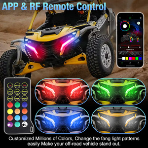 Dream Maverick R LED Front Signature Light Assembly Compatible Ambre LED Turning Signal pour Can-<span class=keywords><strong>Am</strong></span> Maverick R - Product Image 3