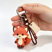 Décapsuleur porte-clés en caoutchouc souple personnalisé de qualité supérieure, motif anime/dessin animé, écologique, étanche, durable, ODM OEM pour entreprises