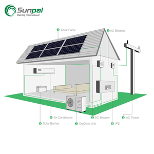 Systèmes de climatisation solaire hors réseau Sunpal avec batterie et panneaux pour climatiseur de pièce - Product Image 6