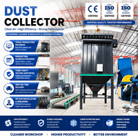 Système de collecte des poussières pour le recyclage des déchets avec filtre à jet pulsé, dépoussiéreur industriel pour ligne de production de concassage