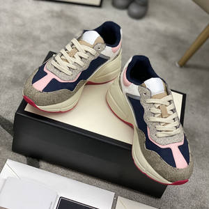 Zapatos de Diseñador para Hombre, Marca Famosa, Zapatillas Clásicas con Plataforma, Modernas, Casuales, de Gamuza Suave, Lujosas, Unisex - Product Image 1