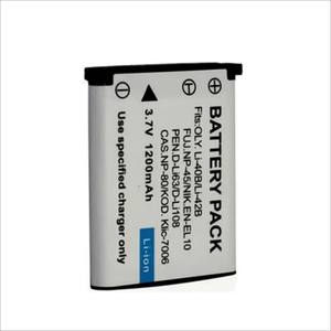 Batería Compatible con <span class=keywords><strong>Casio</strong></span> NP80, Batería para Cámara CNP80 Li42B, Paquete de Batería Fuji FNP45 para Canon ENEL10 K7006 - Product Image 1