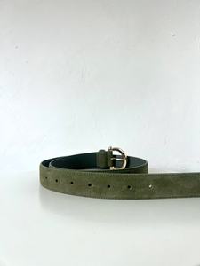 Minimaliste haut de gamme ceinture daim velours cuir modèle de base classique mode large ceinture personnalisé conception modèle peau de vache - Product Image 4
