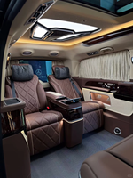 Kit intérieur VIP Mocha Brown Vito V250 V300 W447, écran de séparation, bar dissimulé, sièges, tables pliantes, équipement de sol de yacht