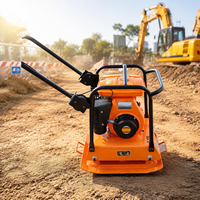 Compacteur à plaque vibrante portable YMC60 avec moteur à essence et capacité de compactage de 40 cm de profondeur
