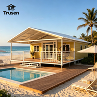 Casa Prefabricada Pequeña de Ensamblaje Rápido de Una Planta, Apartamento Modular, Edificios de Jardín, Cabaña Prefabricada, Casas Pequeñas para Nueva Zelanda