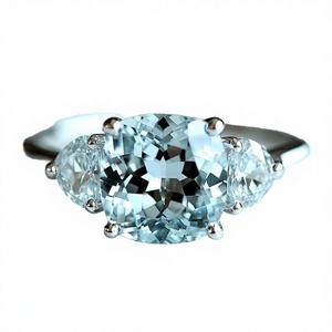 Bagues de fiançailles et de mariage en topaze naturelle, bijoux tendance en argent sterling 925, cadeau d'anniversaire pour fête CNAS - Product Image 4