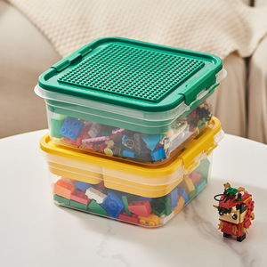 Caja de Almacenamiento de <span class=keywords><strong>Lego</strong></span> con Compartimentos para Piezas Pequeñas, Caja de Almacenamiento de Juguetes para Niños y Caja de Empaque para Piezas de Ensamblaje, a Prueba de Polvo y Transparente - Product Image 3