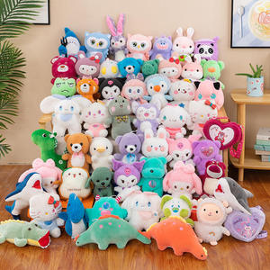 Poupées en peluche de 7 pouces personnalisables en gros à prix abordable, adorables animaux en peluche pour machines à griffes, jouets cadeaux - Product Image 2