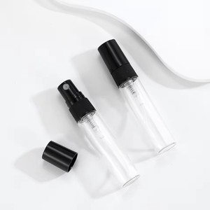 Frascos de Perfume de Vidrio Transparente Cilíndricos de 2 ml, 3 ml, 5 ml y 10 ml, Mini Botellas de Muestra con Pulverizador de Plástico, Atomizador de Perfume, Tubo de Ensayo - Product Image 3