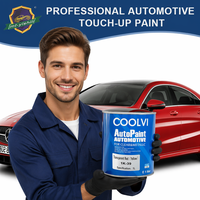 Peinture automobile en résine acrylique transparente rouge/jaune 1K - Revêtement liquide de haute qualité pour la retouche et la personnalisation des voitures