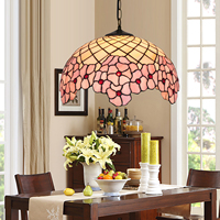 Lustre suspendu en fleurs de cerisier, lustre moderne pour salle à manger, salon, lustre en verre teinté, lampe suspendue