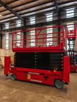 Plateforme de travail aérienne à ciseaux automotrice, élévateur à ciseaux hydraulique entièrement automatique pour travaux de construction et d'entretien