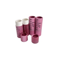 100% recyclé baume à lèvres papier Tube déodorant papier Kraft carton conteneur cosmétiques emballage 10g Chapstick Tube résistant à l'huile