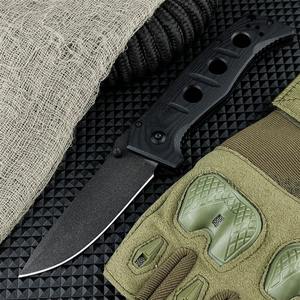 Cuchillo plegable de bolsillo BM 273 para pesca al aire libre, hoja de acero inoxidable D2, mango G10, cuchillos para senderismo, Camping, herramientas de supervivencia para caza - Product Image 3