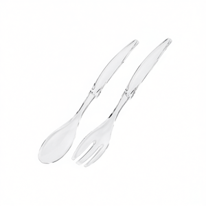 Ensemble de couverts à salade Emsa Vienna 30 cm transparents pour le service - Product Image 2