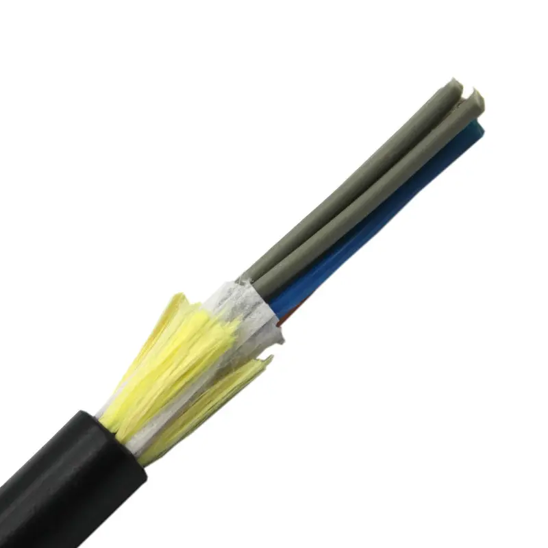 Наружный накладной Однорядный кабель 100 м Span 24 Core Adss волоконно-оптический кабель