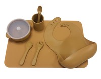 Sets de table en silicone personnalisés pour enfants, bébés et tout-petits, napperons antidérapants, tapis de table réutilisables résistants aux taches, tapis en silicone