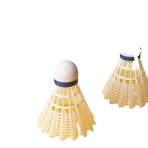 Agnite Nylon Shuttlecocks F2212 White Yellow 6pcs Per Tube Practice Badminton Balls Durable Flight Stable - Product Image 5