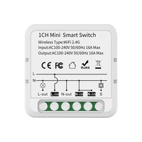 Interruptores de iluminación inteligentes TUYA WIFI 3CH, interruptores de Control remoto, compatibles con Smart Life/TUYA APP