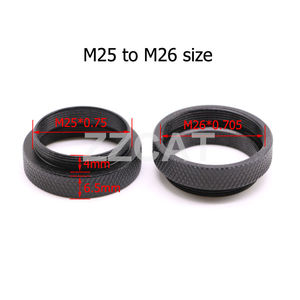 Zeiss Mitutoyo 현미경용 M25에서 M26, M27로 변환하는 현미경 렌즈 어댑터 링 - Product Image 3