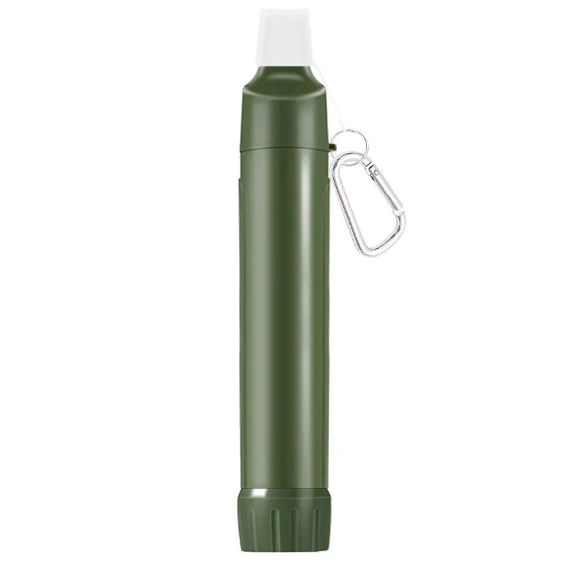 Hollow Fiber Membrane Water Purification Straw Water Filtration Straw Portable Personal Water Filter For Hiking Camping Travel