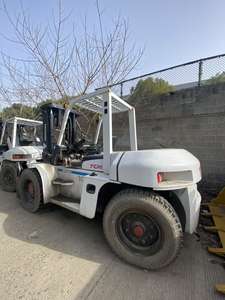 รถยก TCM มือสองคุณภาพสูง 10 ตัน ปี 2018 ยกสูงสุด 4 เมตร พร้อมเครื่องยนต์ Isuzu กำลัง 80 กิโลวัตต์ ใช้งานมาแล้ว 3970 ชั่วโมง ราคาถูก พร้อมมอเตอร์และปั๊ม - Product Image 6