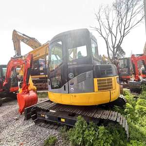 Mini-excavateur KOMATSU PC78US d'occasion poids opérationnel de 7,8 tonnes avec moteur central boîte de vitesses hydraulique roulement de pompe à engrenages et PLC - Product Image 6