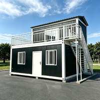 Rumah Kontainer Modern yang Dapat Dilepas, Rumah Prefab untuk Gudang, Villa Lipat untuk Liburan, Rumah Mungil untuk Hunian