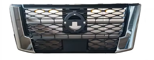 CZKOAUTO pour NISSAN NAVARA PRO 2020 2021 GRILLE DE CALANDRE AVANT AVEC CHROME SARONG DEPAN NOUVEAU - Product Image 2
