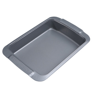 Moule à pâtisserie rectangulaire antiadhésif en acier au carbone profond, moule à cheesecake à fond amovible, moule à gâteau, tailles grande, moyenne et petite - Product Image 4