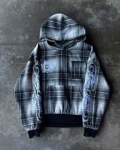 Oversized hoodie met baggy pasvorm, all-over print, dropped shoulders, zware katoen, stonewashed, lange mouwen en grafische print. - Product Image 3