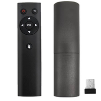 Control Remoto Inalámbrico Inteligente Personalizable de 2.4GHz /BT/ con Asistente de Voz/Air Mouse Opcional para TV Box, Proyector, Mini PC, etc.
