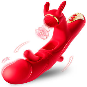 Nuevo vibrador de doble lengua para coquetear, vibrador de aleteo para mujeres, masajeador de clítoris para lamer la lengua - Product Image 1