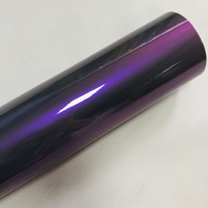 Vinilo para Envolver Autos Gris Morado Delution, Material de PVC, Libre de Burbujas, Cambia de Color, Antiarañazos, Protección UV, Diseño de Leopardo - Product Image 3