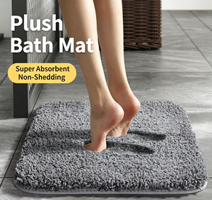 Water Absorbent Non <b>Slip</b> Bath <b>Mat</b> Quick Dry Bathroom Floor <b>Mat</b> Door <b>Mat</b> For Toilet Bedroom Entrance - Product Image 2