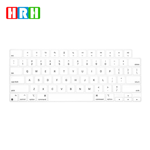 Color Silicone Waterproof Dustproof Anti-Scratch Laptop Keyboard Protective Cover for MacBook Pro 14.2/16.2 Inch A2442/A2485