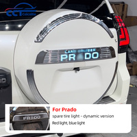 Cache-roue arrière LED de haute qualité pour Toyota Land Cruiser PRADO 150 2010-2021 – Accessoire extérieur pour roue de secours