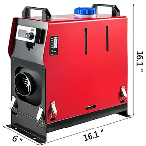 Okyrie aquecedor de carro portátil, 12 volts 8kw, aquecedor de ar diesel 12 v 24v 5kw para estacionamento do carro