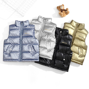 <span class=keywords><strong>Gilet</strong></span> bouffant léger pour garçon, manteau d'hiver résistant à l'eau, sans manches, <span class=keywords><strong>v</strong></span>êtements d'extérieur pour enfants - Product Image 1