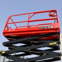 Plateforme de travail élévatrice mobile à ciseaux autopropulsée GTJZ14 46 pieds, nouvelle conduite électrique, 26 pieds, 32 pieds, 39 pieds