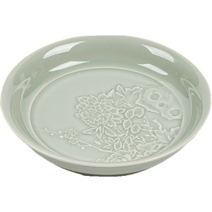 ฐานวางกาน้ำชาเซรามิก Guanlan ลายลายนูนสไตล์จีน สำหรับถาดชงชาแบบแห้งและจานขนม - Product Image 5