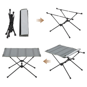 Haute Qualité En Plein Air Portable Pique-Nique Léger Pliable En Aluminium Petite <span class=keywords><strong>Table</strong></span> De <span class=keywords><strong>Camping</strong></span> Compact - Product Image 4
