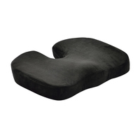 Fournisseur Chaise de bureau personnalisée et siège de voiture Coussin de siège ergonomique en mousse à mémoire de forme pour soulager la douleur du coccyx